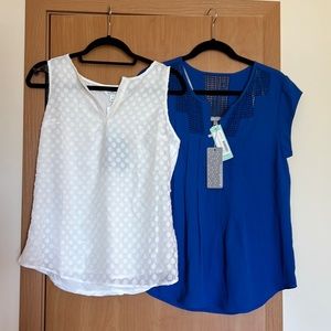 Get your (Stitch) fix! NWT:Lovey Daniel Rainn & Market &Spruce tops. Never worn!